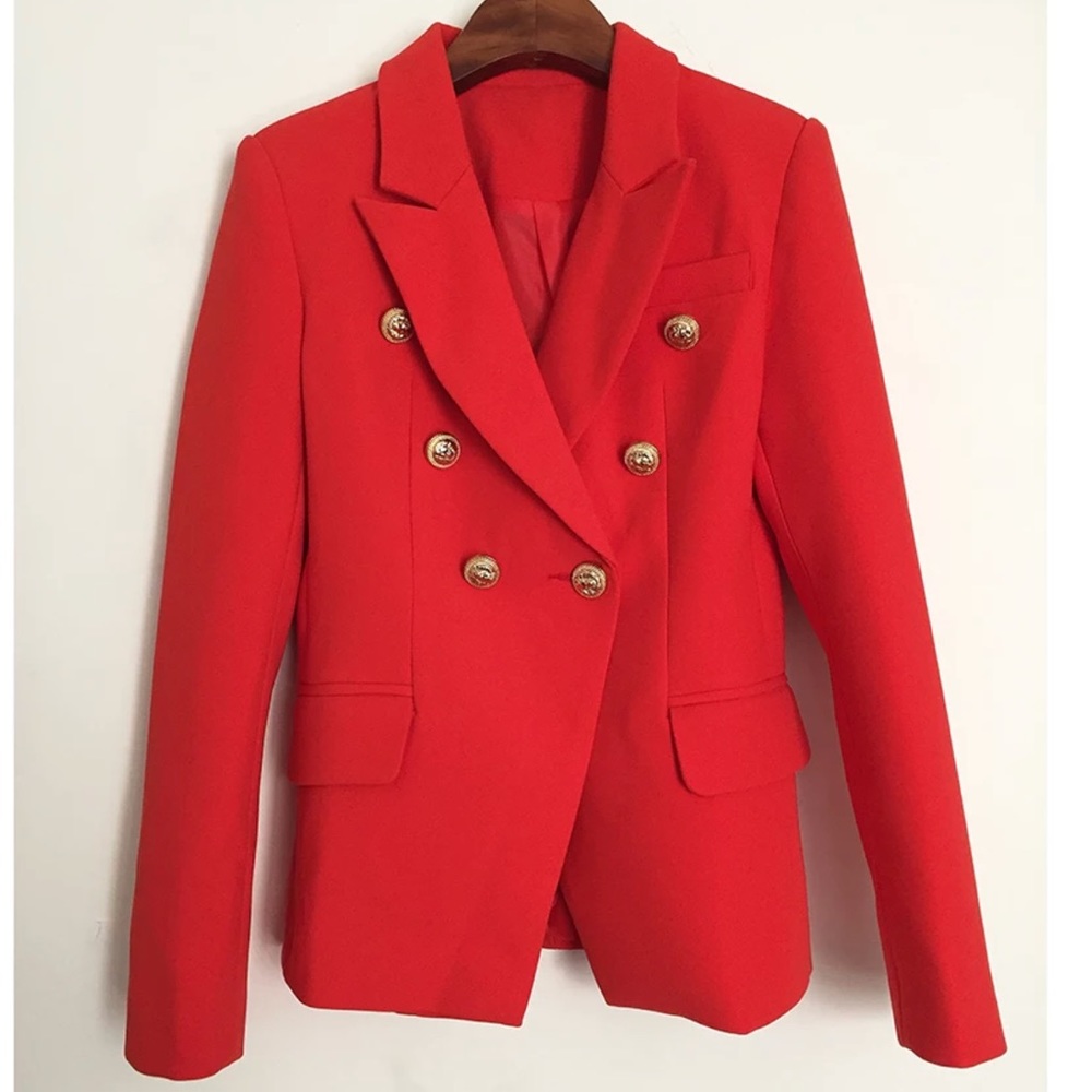 Red blazer
